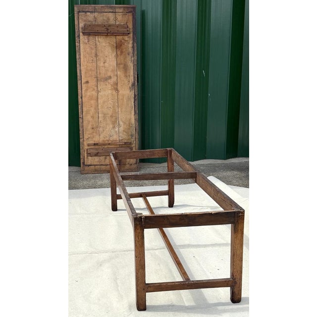 Large English Farmhouse Kitchen Dining Table, 1760 For Sale - Image 12 of 14