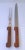 Richard Nissen Vintage Nissen Carving Set With Teak Handles- 2 Pieces For Sale - Image 4 of 4