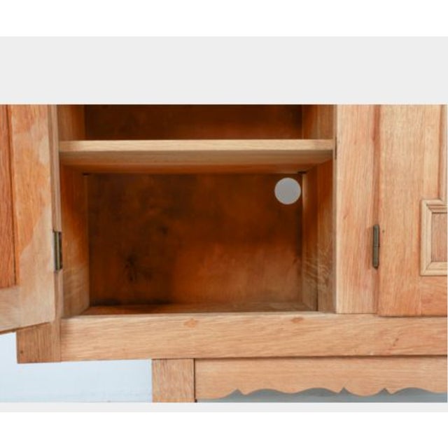 Wood Danish Oak Sideboard C. 1970's in the Style of Henning Kjaernulf For Sale - Image 7 of 16