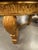 Black French Louis XV Style 23 K Gold Carved Wood Center Table + Marble Top For Sale - Image 8 of 12