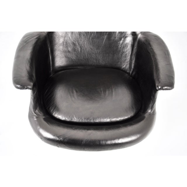 Black Culbuto Armchair attributed to Marc Held for Knoll International, 1960s For Sale - Image 8 of 11