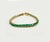 13.20 Carat Natural Zambian Emerald Tennis Bracelet in 18k Yellow Gold 7.5 Inch For Sale - Image 15 of 17