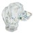 Crystal Dog Head Paperweight by Jg Durand, France For Sale