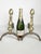 Andirons with Brass Finials, France, 1930s, Set of 2 For Sale - Image 3 of 14