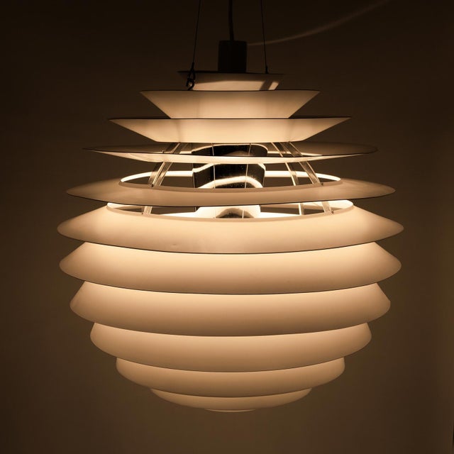 Danish Pendant Lamp Ph Louvre by Poul Henningsen for Louis Poulsen, 1957 For Sale - Image 5 of 18
