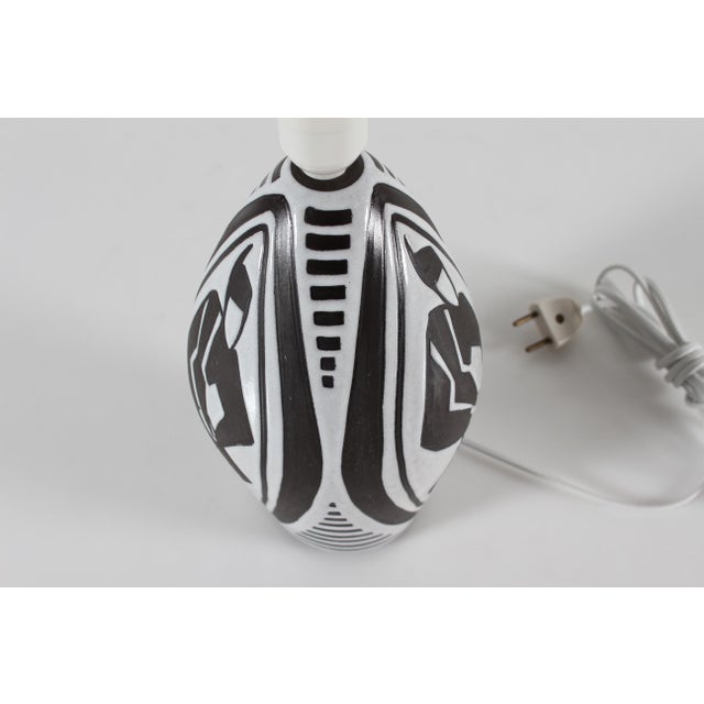 Negro Series Ceramic Table Lamp by Marianne Starck for Michael Andersen & Søn, 1960s For Sale - Image 9 of 12