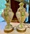 1960s Vintage Capodimonte Italian Porcelain Table Lamps Mid Century 1960s Model 301 Hollywood Regency Relief Urn - a Pair For Sale - Image 5 of 11