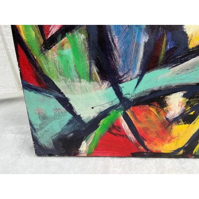 Carol Bertrand Mid-Century Modern Abstract of a Woman For Sale - Image 10 of 13