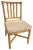 This vintage Chinese Chippendale–style bamboo side chair features classic lines paired with a clean, architectural...