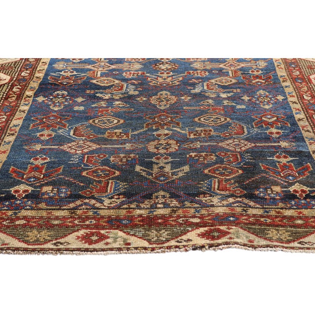 Late 19th Century Persian Malayer Rug, 04'01 X 06'05 For Sale - Image 4 of 10