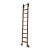 1920s Industrial Rolling Library Ladder by Putnam For Sale
