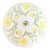 Arts & Crafts Floral Flush Light, C1940s For Sale