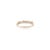 Pink Rainbow Sapphire & Diamond Stackable Half Eternity Band Ring Size 5 in 14k White Gold For Sale - Image 8 of 14