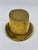Vintage Novelty Solid Brass Top Hat Statue For Sale - Image 4 of 10