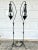 Gothic Set of Two Early 20th Century Spanish Revival Metal Floor Lamps For Sale - Image 3 of 7