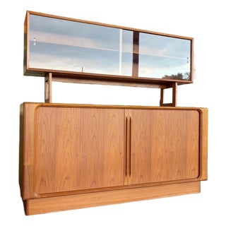 Mid Century Danish Modern Teak Hutch For Sale