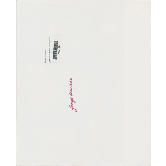 Henry Grossman, George Harrison on Stage, Black and White Photograph, 25,5 X 20,6 Cm 1970 For Sale - Image 3 of 4