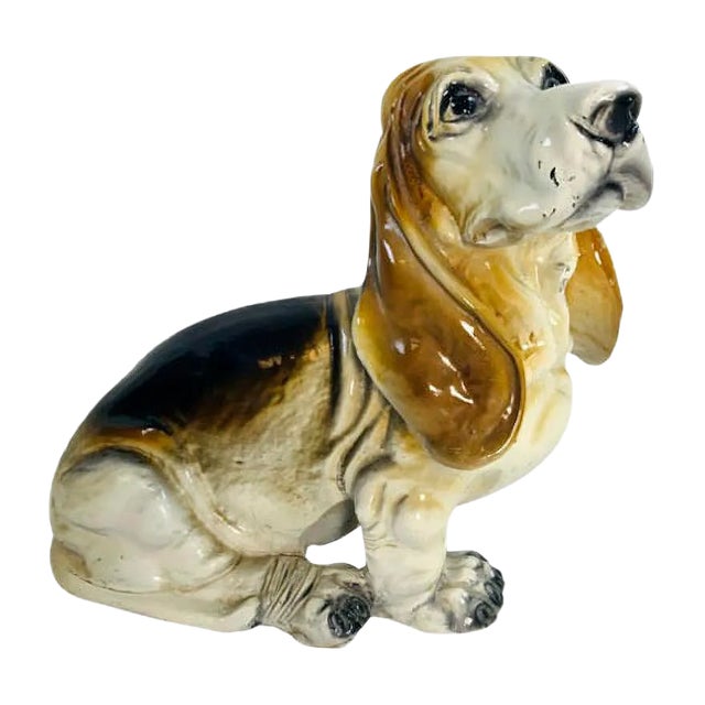 Vintage Basset Hound Sculpture from King, 1960s For Sale