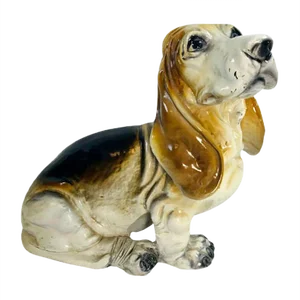 Vintage Basset Hound Sculpture from King, 1960s