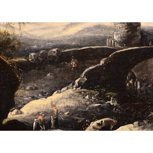 Hans De Jode, Rustic Scene, 17th Century, Oil on Canvas For Sale - Image 9 of 14