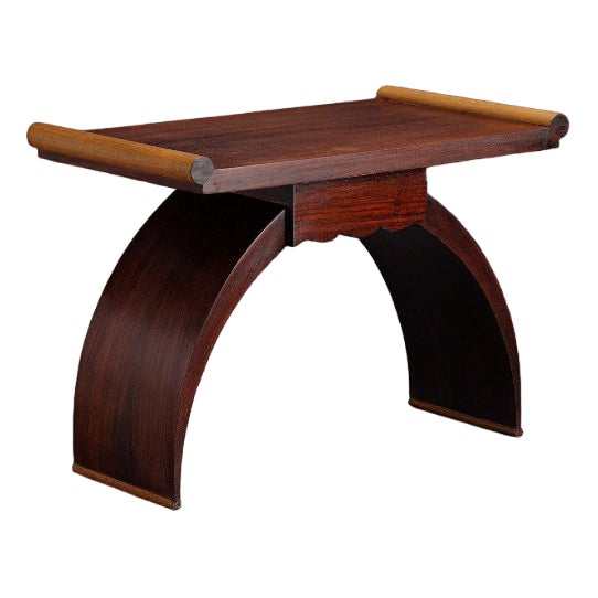 Neoclassical Art Deco Side Table, 1930s For Sale