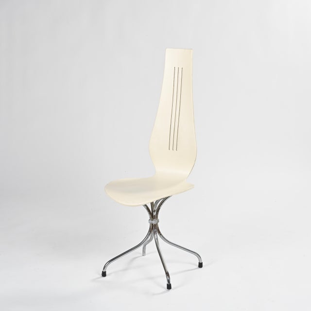 Molded Plywood M352 Lyre Chairs from Theo Häberli, 1968, Set of 2 For Sale - Image 6 of 7