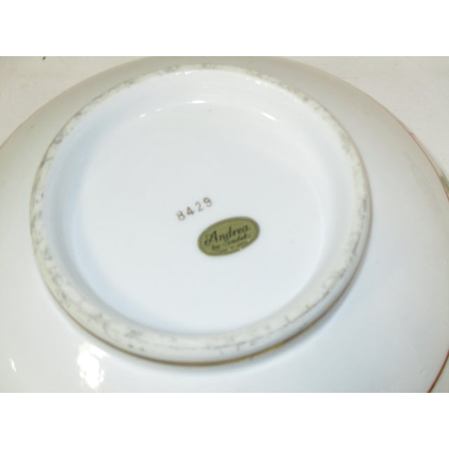 Andre by Sadek Hand-Painted Japanese Porcelain Bowl For Sale - Image 6 of 7