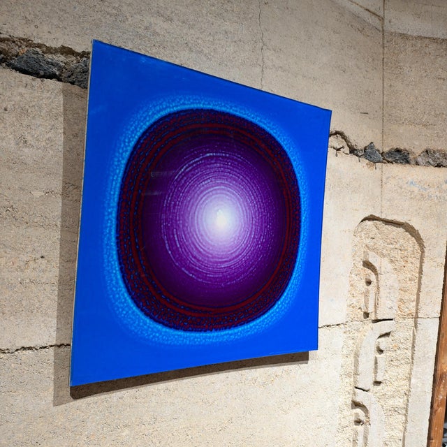 Original Contemporary Abstract Art Wall Constructed in Acrylic Op Art Chok 1973 For Sale In San Diego - Image 6 of 10