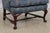 Pair Colonial Williamsburg Style Queen Anne Mahogany Wing Chairs For Sale - Image 10 of 18