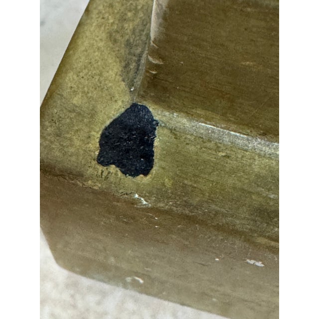 Metal Art Deco Bronze Pekinese Bookends For Sale - Image 7 of 8