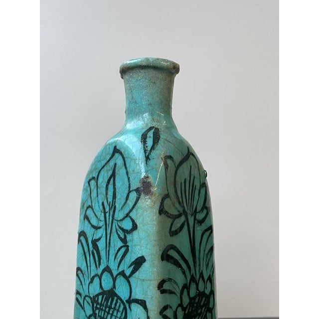 Turquoise Triangular Vases, Set of 2 For Sale - Image 6 of 11