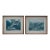 Vintage Framed Watercolor Lithographs of Spurfowl & Pheasants, Set of 2 For Sale
