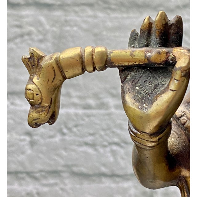 Vintage Lord Krishna Bronze Statue Chairish