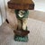 Wood Vintage Hand Carved Painted Wooden Koi Fish Side Table/Pedestal. For Sale - Image 7 of 12