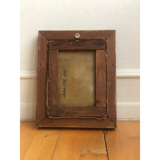 Antique Original Dog Oil Painting, 19th Century Dog Portrait For Sale - Image 9 of 11