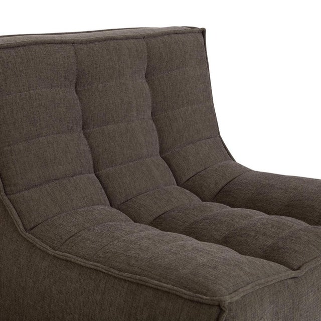 Gray Set of N701 Fabric Chair with Ottoman from Ethnicraft For Sale - Image 8 of 18