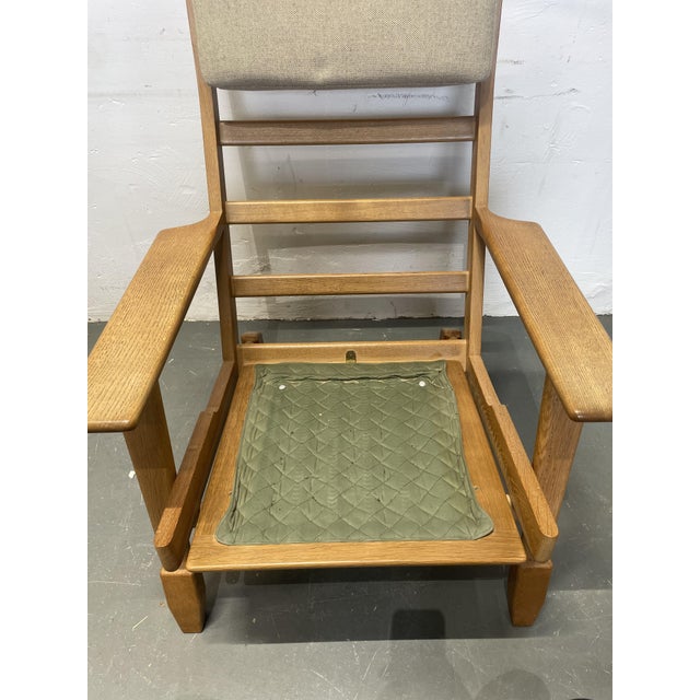 Set of Model GE290 Lounge Chair and Ottoman in Oak by Hans Wegner for Getama Gedsted, Denmark, 1960s For Sale - Image 12 of 18