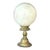 Large Opaque Rock Crystal Quartz Sphere Ball on Stand For Sale