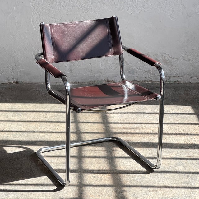 MG5 Leather Chair by Matteo Grassi, 1970 For Sale - Image 13 of 16