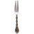 Early 21st Century French Odiot Demidoff Sterling Silver Salad/Dessert Fork For Sale In Denver - Image 6 of 7