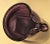 Beautiful mid-century modern hand blown carafe by Tarnow of Poland. The iridescent amethyst art glass is just fabulous!...