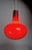 Mid 20th Century Colored Glass Pendant by Prescolite Red For Sale - Image 5 of 7