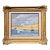 Yvonne Canu –Seagulls at Sunset (Les Mouettes)- French Pointillist Seascape-Oil Painting For Sale