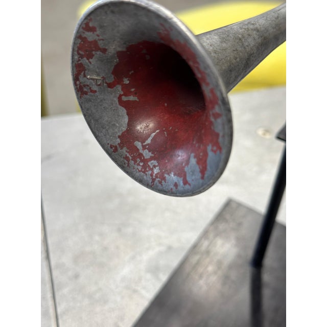 Metal Collection of Mounted Vintage Car Horns For Sale - Image 7 of 18