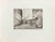 Etching and drypoint on paper. Hand signed in pencil lower right. A beautiful, full margins proof of the 2nd state, aside...