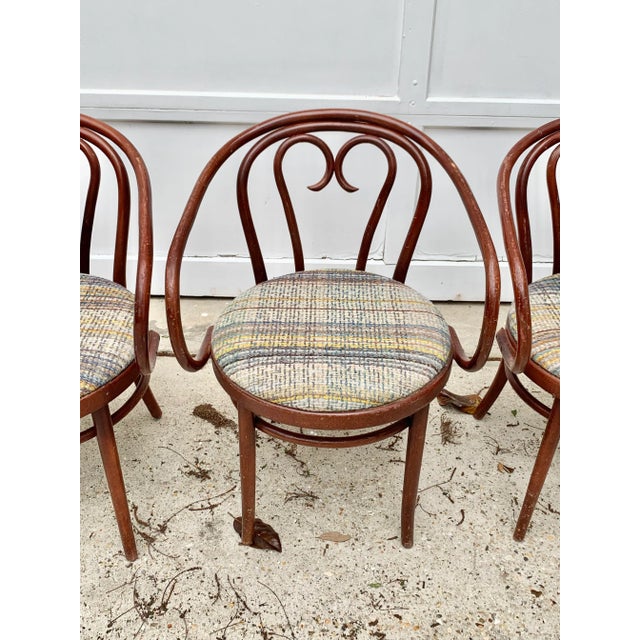 Vintage Thonet Style Bentwood Arm Chairs-Set of 6 For Sale In New Orleans - Image 6 of 13