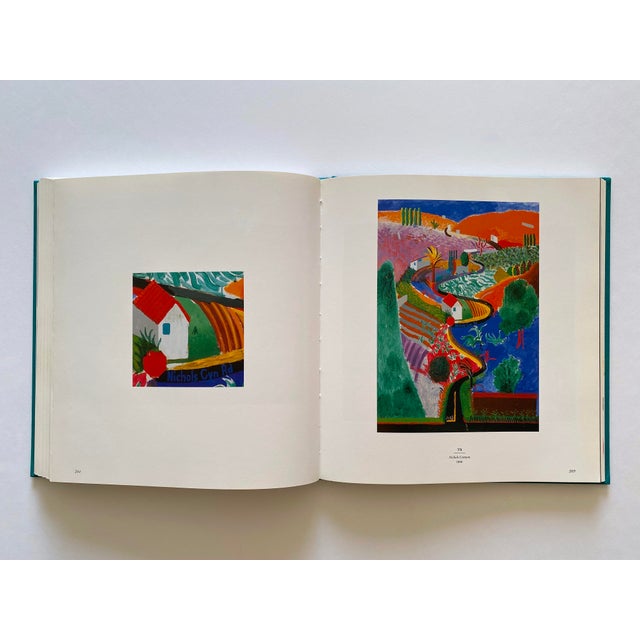 " David Hockney : A Retrospective " Vintage 1988 First Edition Hardcover Pop Art Exhibition Book For Sale - Image 14 of 18