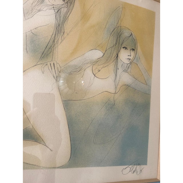 Jean Baptiste Valadié, Nudes, Artist's Proof, 1980s, Lithograph For Sale - Image 9 of 12