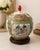 Large Chinese Famille Rose Porcelain Ginger Jar With Lid & Carved Hardwood Stand – Court Scene & Phoenix Motif For Sale - Image 6 of 6