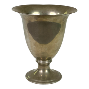 Rare L. H. Vaughan – Large Pewter, Footed Vase.